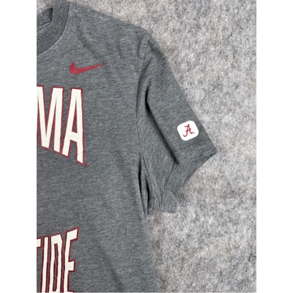 Nike Alabama Crimson Tide T-Shirt Women's Large Gray Heather NCAA Football Tee - Picture 5 of 7